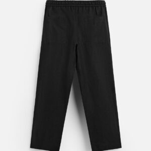 zara black casual trousers for men