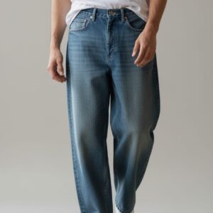Men’s Wide Leg Baggy Fit Jeans